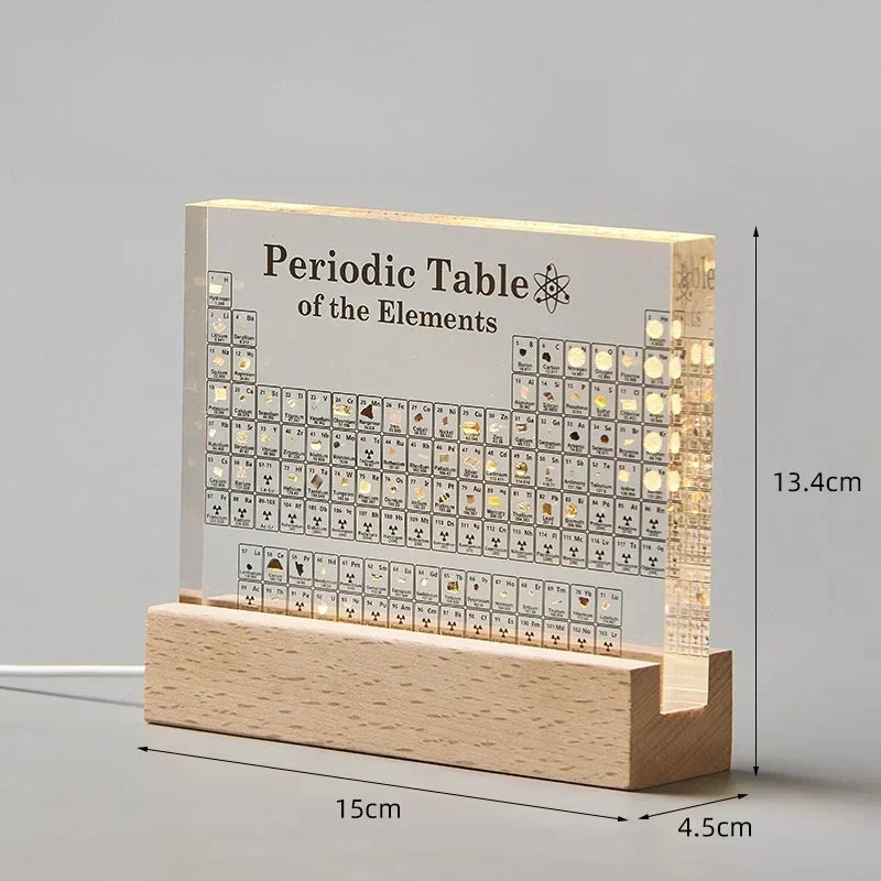 Real elements periodic table unique gift – Woodiny