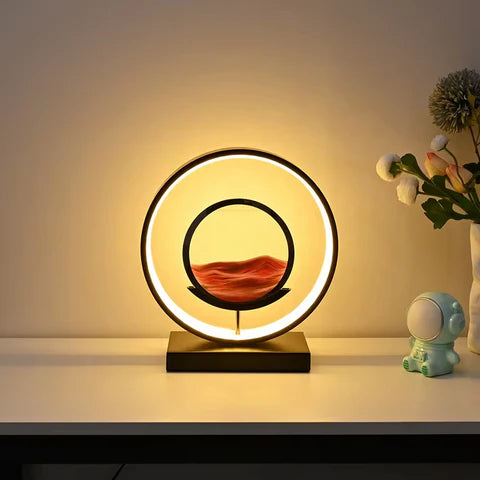 Enchanting horizon lamp orange color – Woodiny
