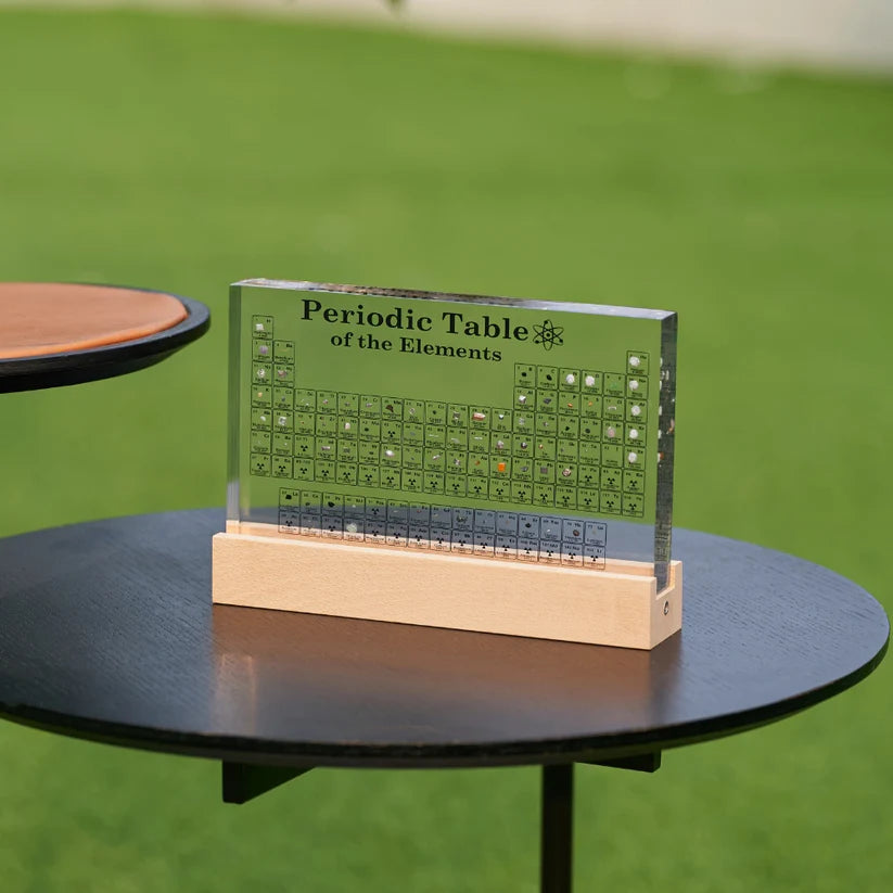Acrylic periodic table handcrafted gift – Woodiny