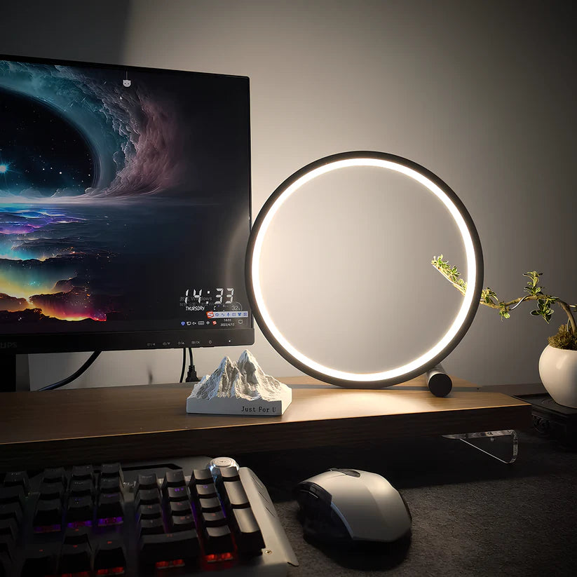Halo nightstand lamp size reference – Woodiny