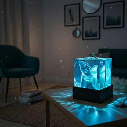 Shark night light bedroom decoration – Woodiny