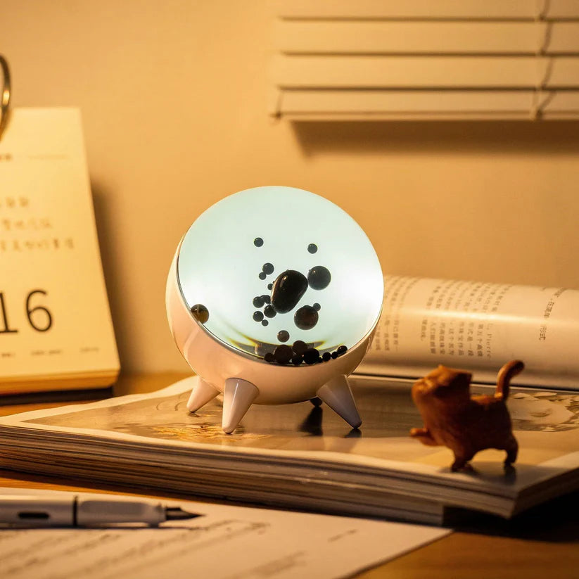 Ferrofluid Pulse Lamp Venom-Inspired LED Light | Woodiny