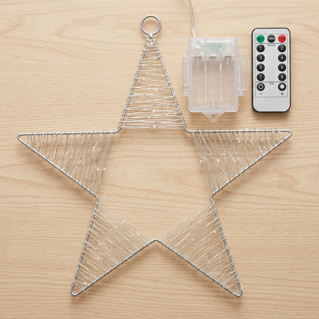 LED star light with battery box and remote control