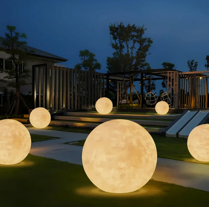 Moon garden light size D20cm – Woodiny