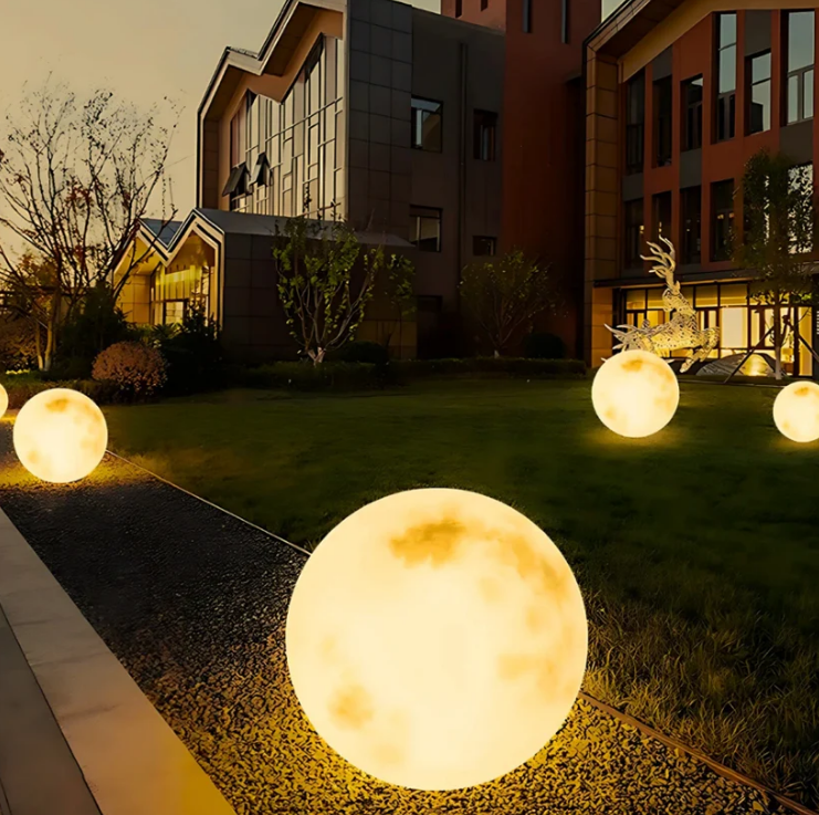 Moon garden light size D30cm – Woodiny
