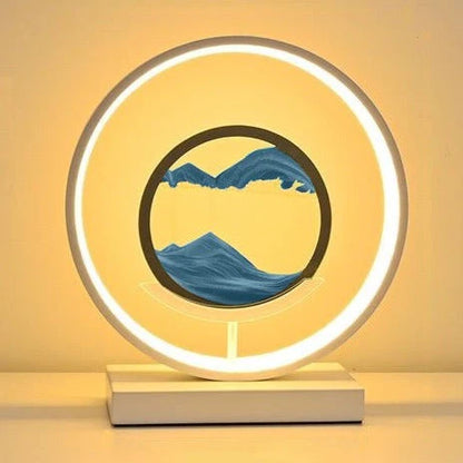 Horizon LED lamp blue white version – Woodiny