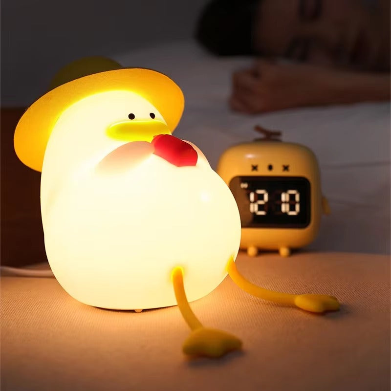 Happy duck kids night light – Woodiny
